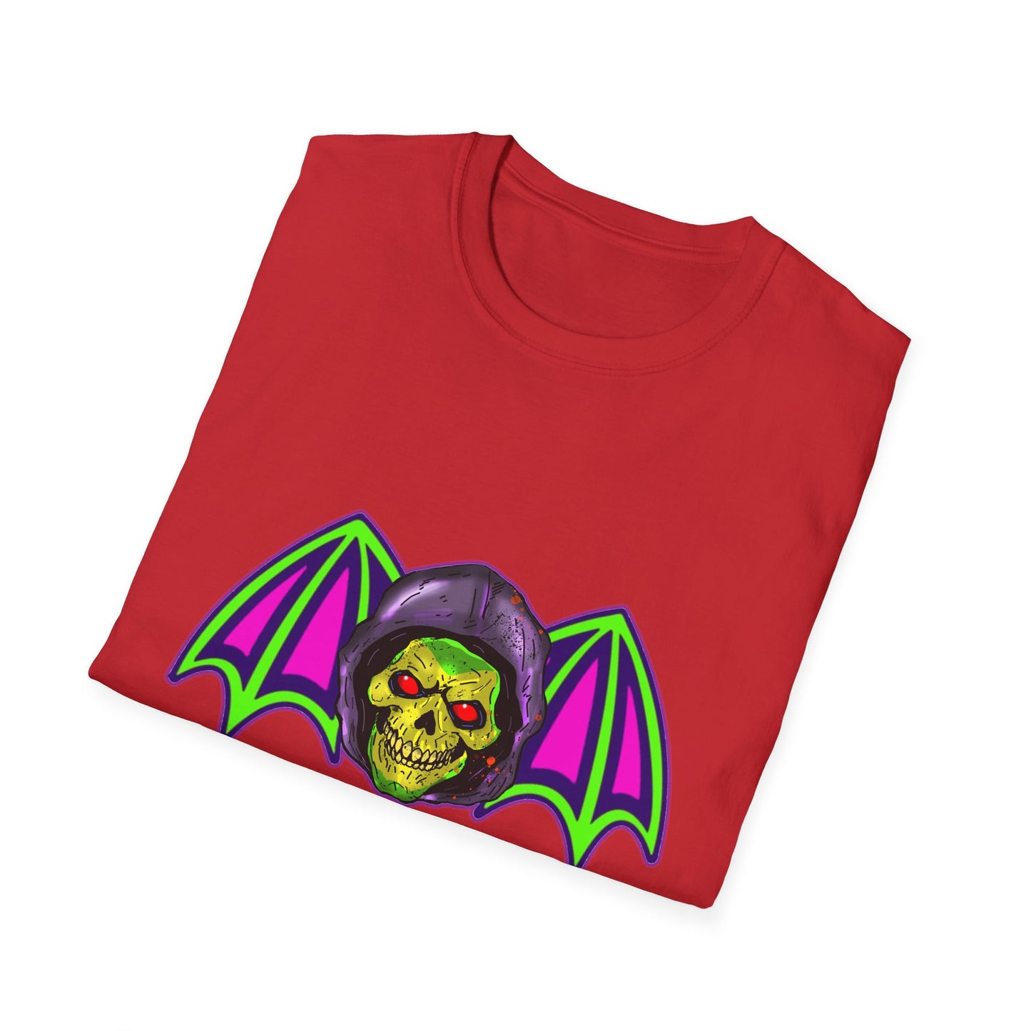 Skeletor Art Unisex Softstyle T-Shirt