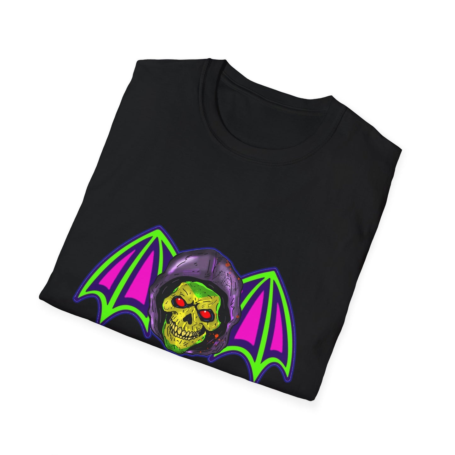Skeletor Art Unisex Softstyle T-Shirt