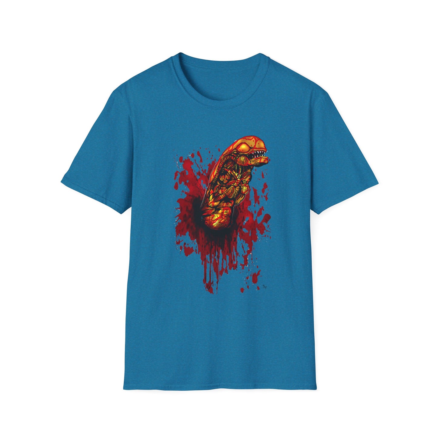 Alien Chest Burst Unisex Softstyle T-Shirt