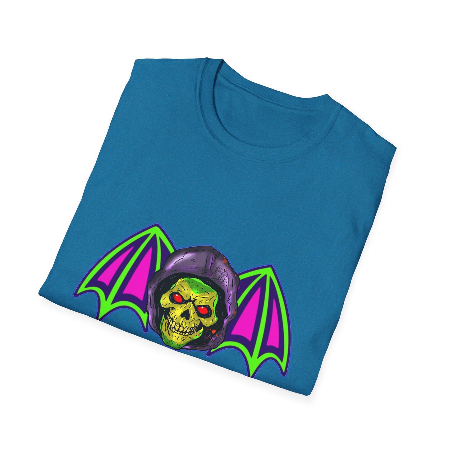 Skeletor Art Unisex Softstyle T-Shirt
