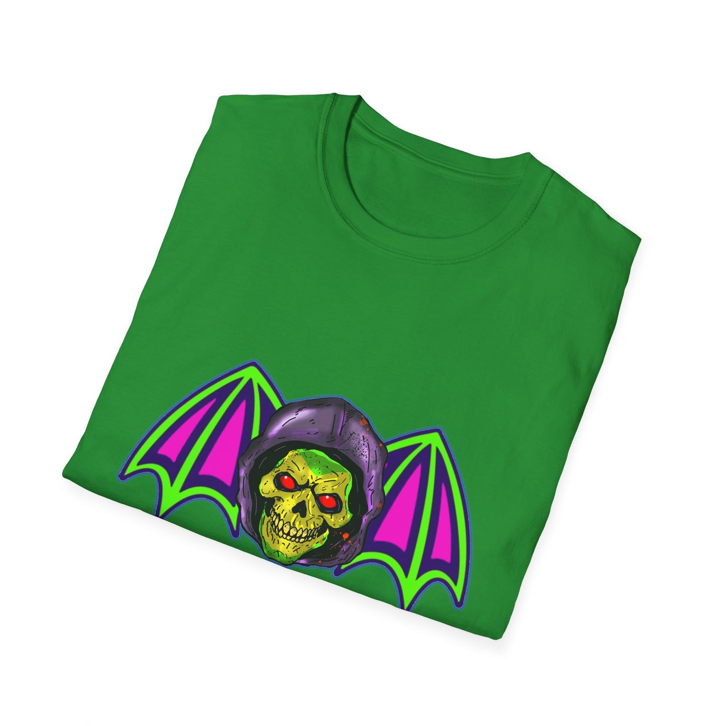 Skeletor Art Unisex Softstyle T-Shirt