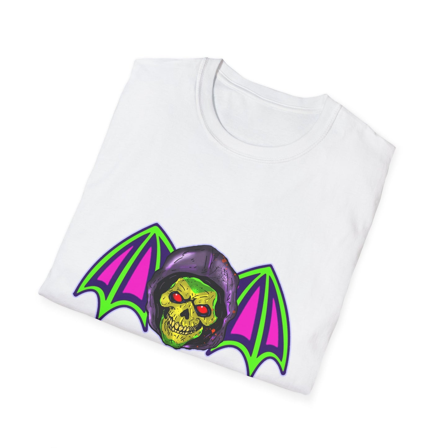 Skeletor Art Unisex Softstyle T-Shirt