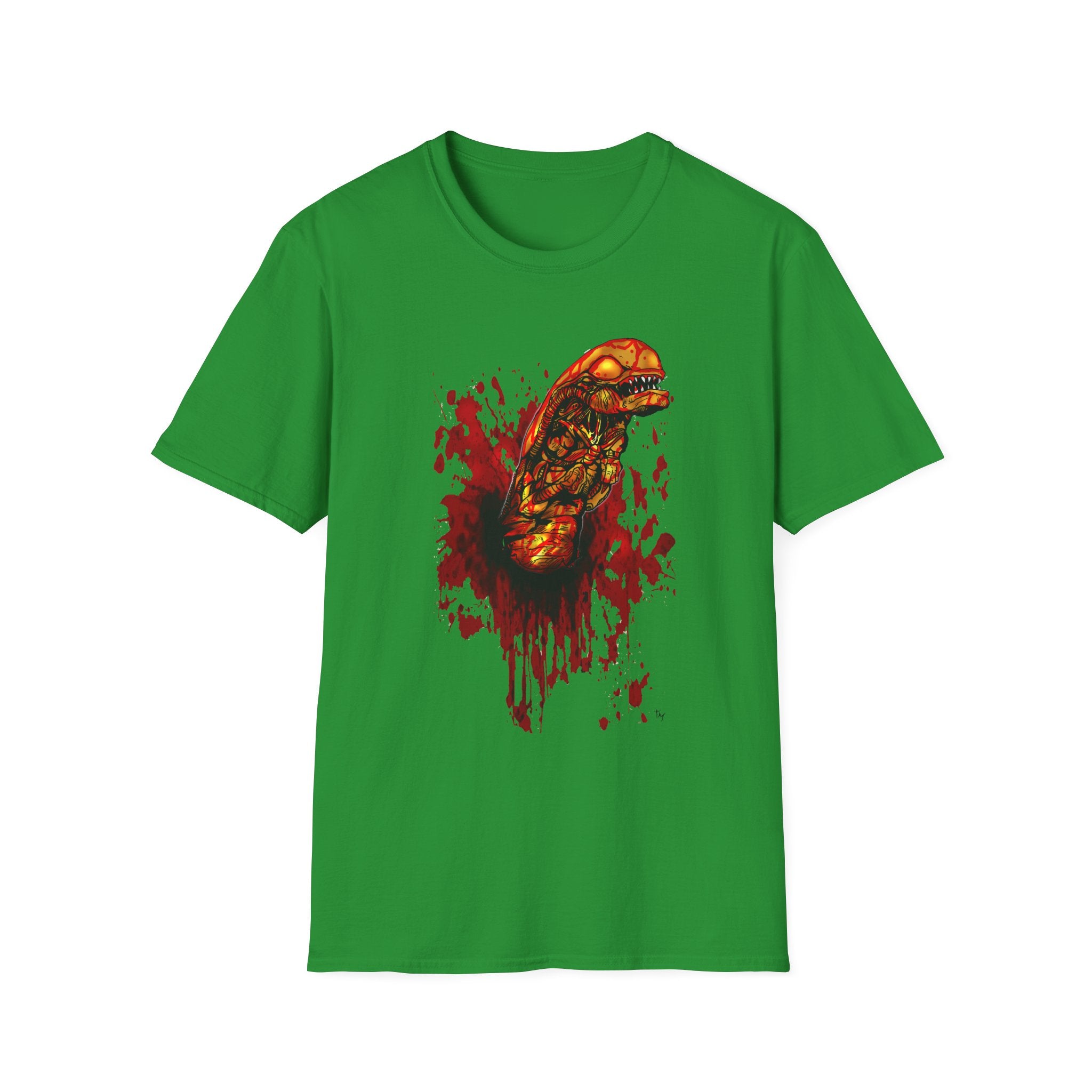 Alien Chest Burst Unisex Softstyle T-Shirt