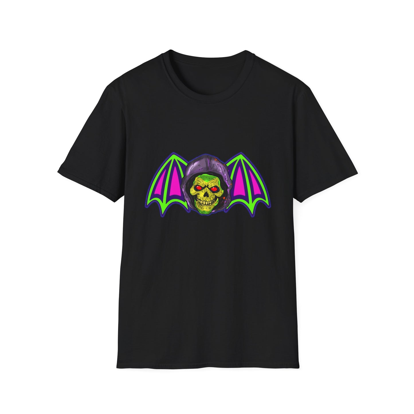 Skeletor Art Unisex Softstyle T-Shirt